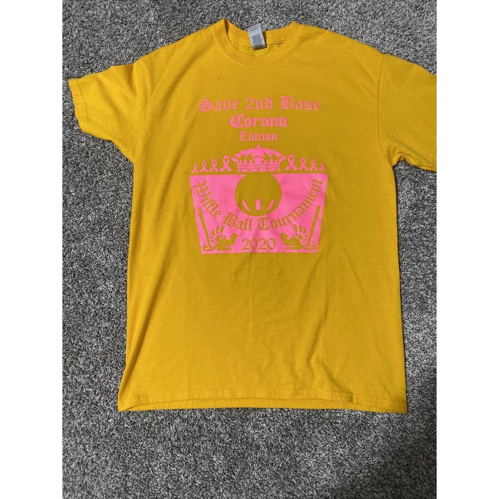 yellow corona breast cancer shirt